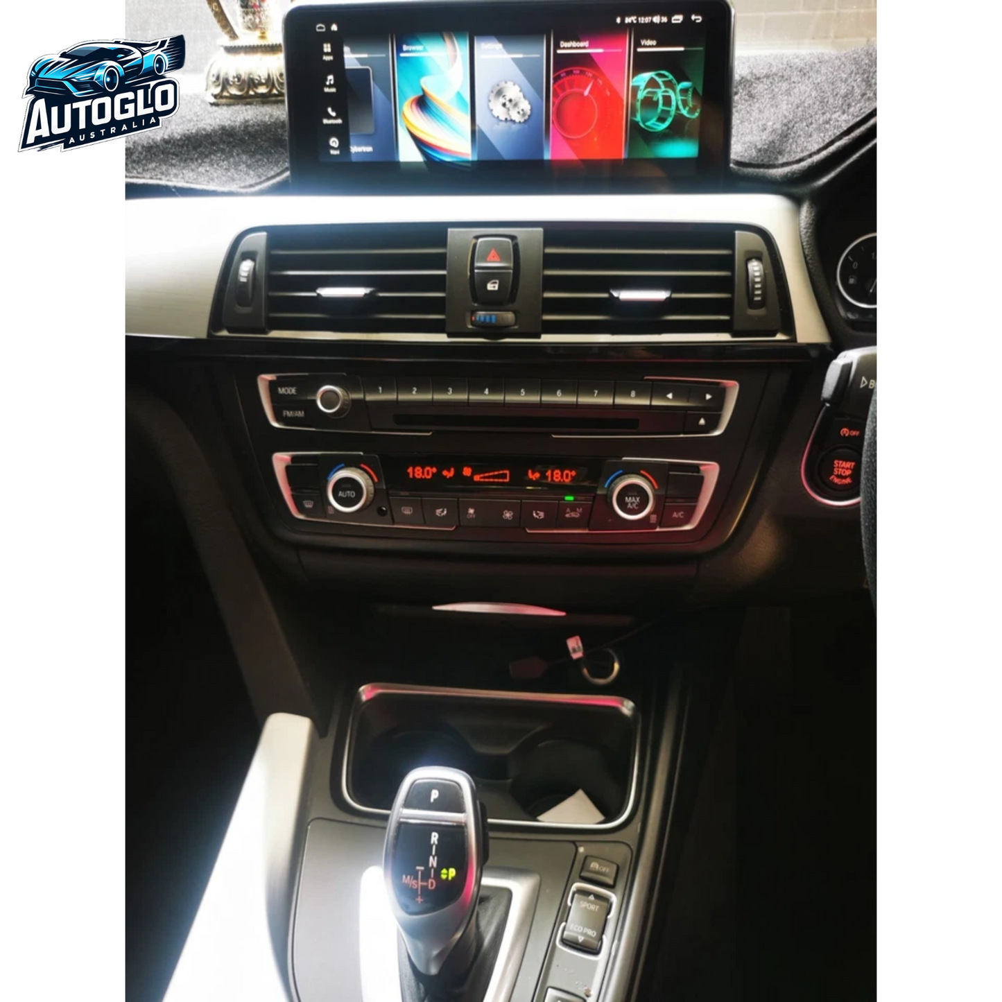 Autoglo Australia 10.25" FHD Carplay Android BT GPS 4G Auto Stereo (NBT only) for BMW 3/4 F Series