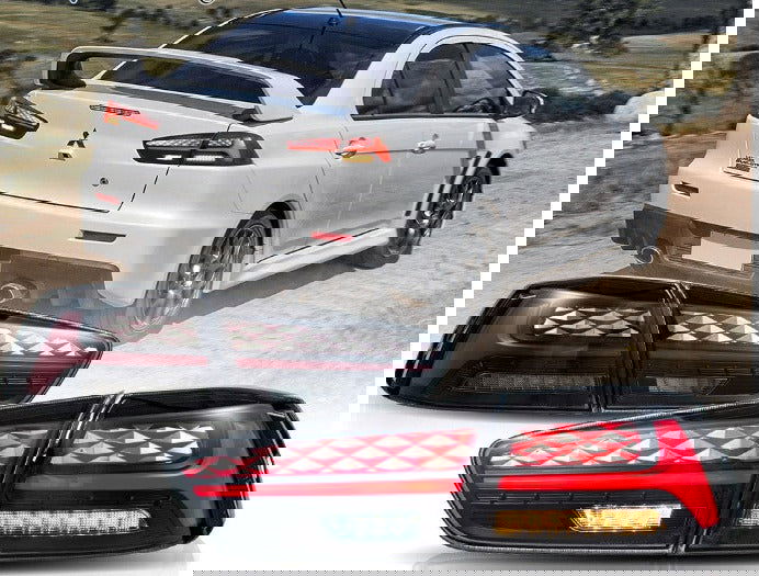 2Pcs LED Aftermarket Tail lights For 2008-2020 Mitsubishi Lancer EVO X Start-UP Animation - Autoglo Australia