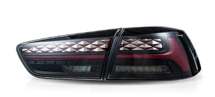 2Pcs LED Aftermarket Tail lights For 2008-2020 Mitsubishi Lancer EVO X Start-UP Animation - Autoglo Australia