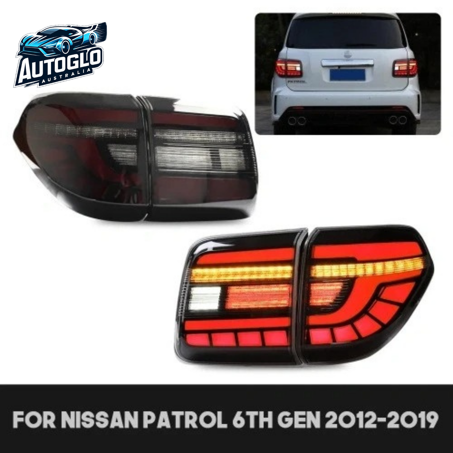 Autoglo Australia For Nissan Patrol Tail Light 2012-2019 V2