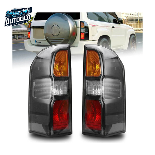 2005 - 2022 LED Smoked Nissan Patrol Y61 Taillights V2  |Autoglo Australia|