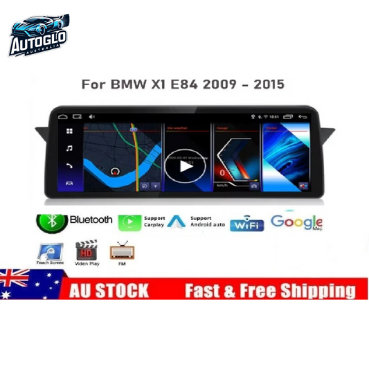 Autoglo Australia BMW X1 E84 12.3" XL FHD Carplay Android BT GPS 4G Auto Stereo (NBT)