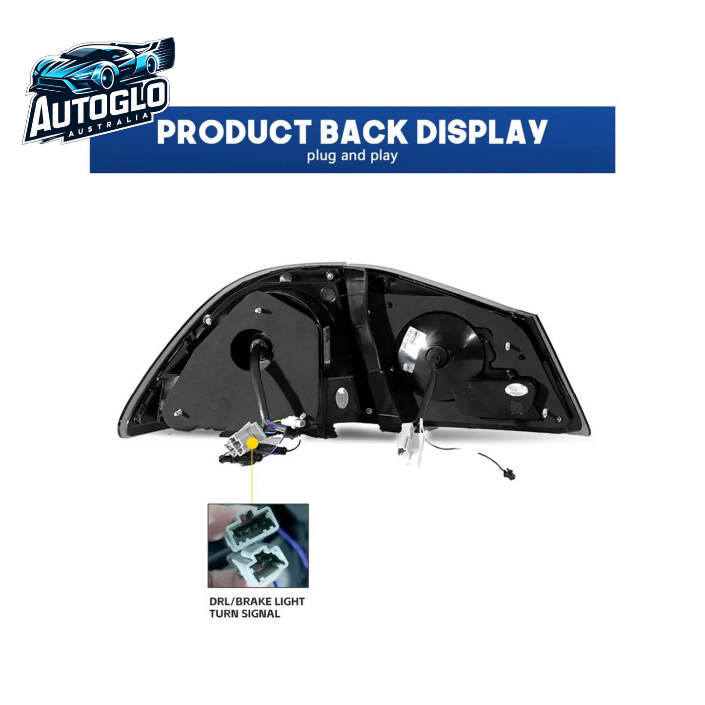 Autoglo Australia LED Tail Light Kit for Honda Civic FD2/FD3 Sedan & Type R 2006-2011