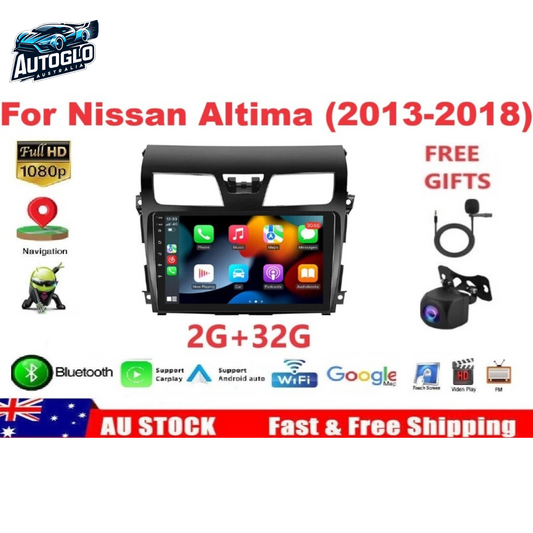 Autoglo Australia 10.1" Android 13 Carplay Stereo for NISSAN ALTIMA BT GPS NAVI 2GB+32G (2013-18)