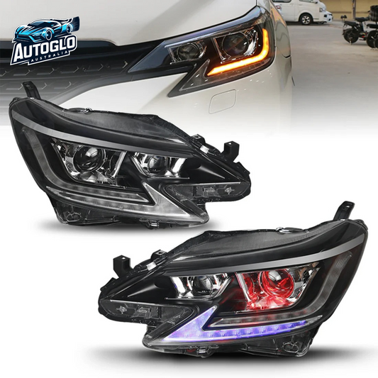 Autoglo Australia LED Headlights 14-19 For Toyota Mark X /Reiz