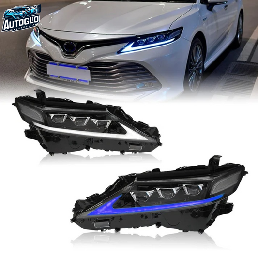 Autoglo Australia LED Headlights For Toyota Camry 2018-2021 Sedan