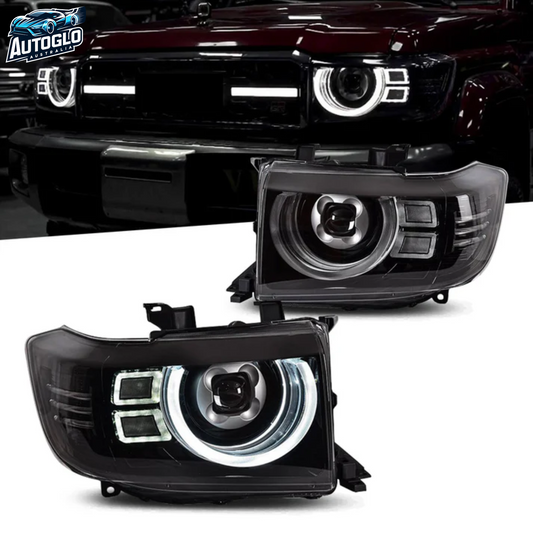 Autoglo Australia LED Headlights For Toyota Land cruiser 70 series LC70 LC71 LC76 LC79 1984-2023