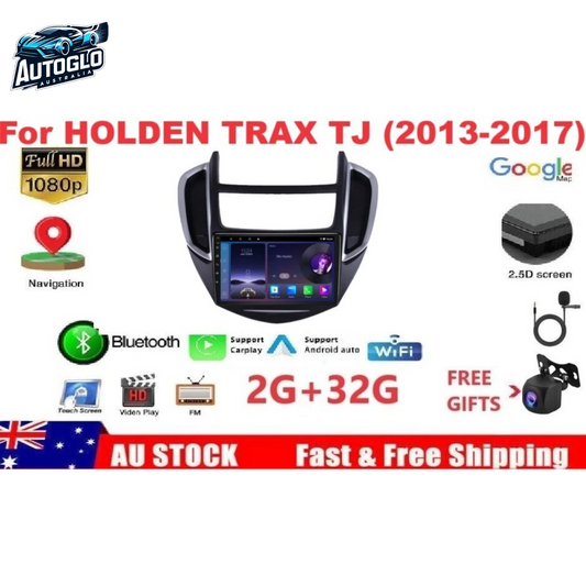 Autoglo Australia 9" Android Carplay BT GPS Stereo for HOLDEN TRAX TJ 2GB+32G (2013-17)