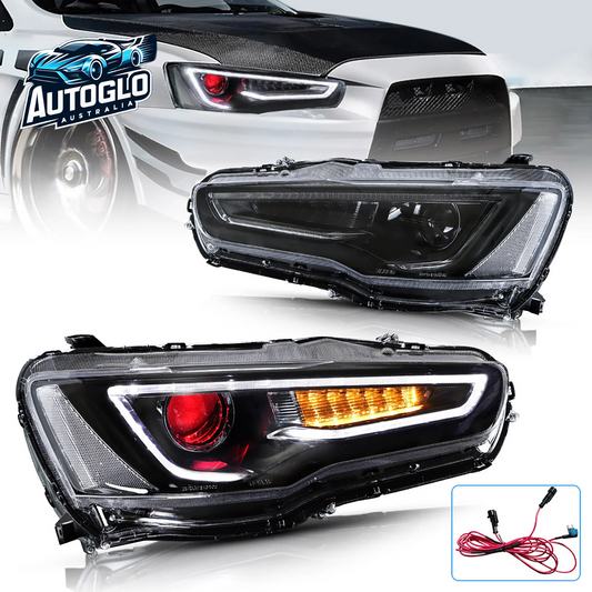VLAND Demon Eye Projector Headlights for Mitsubishi Lancer EVO X 2008-2018