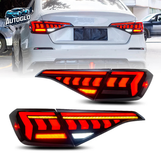 Autoglo Australia 11th Gen Honda Civic 2022 2023 Sedan Tail Lights