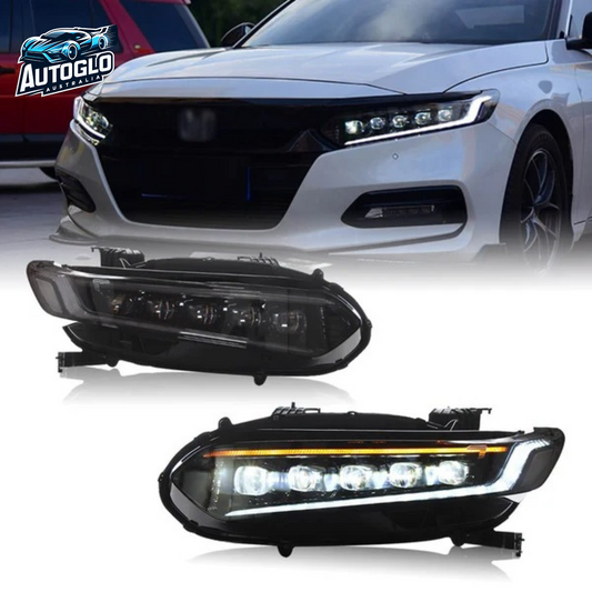 Autoglo Australia Brand New Full LED Headlights For 2018-2022 Honda Accord