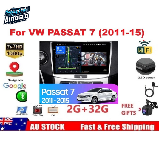 Autoglo Australia 9" (2G+32G) GPS BT WiFi CARPLAY Stereo For VW Volkswagen Passat (2012-15)