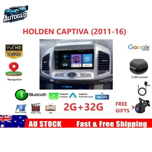 Autoglo Australia 9" Android Carplay Stereo for HOLDEN CAPTIVA 2011-16 (2GB+32G)