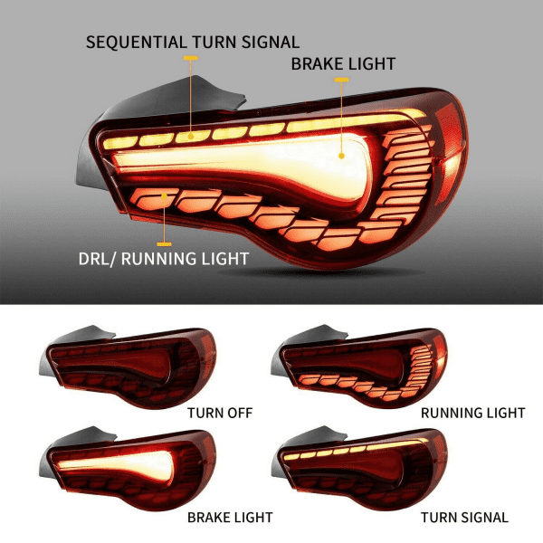 Toyota 86 LED tail lights