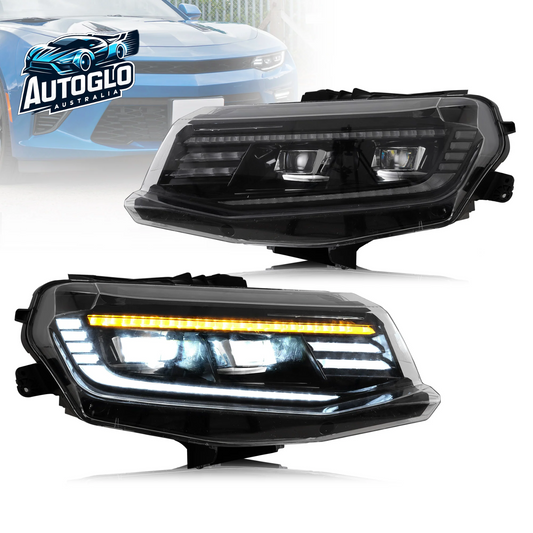 VLAND Projector Headlights For Chevrolet / Chevy Camaro LT SS RS ZL LS 2016-2018