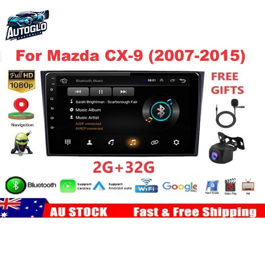 Autoglo Australia 9" (2GB+32G) Android 13 Stereo Carplay for MAZDA CX-9 (2007-15)