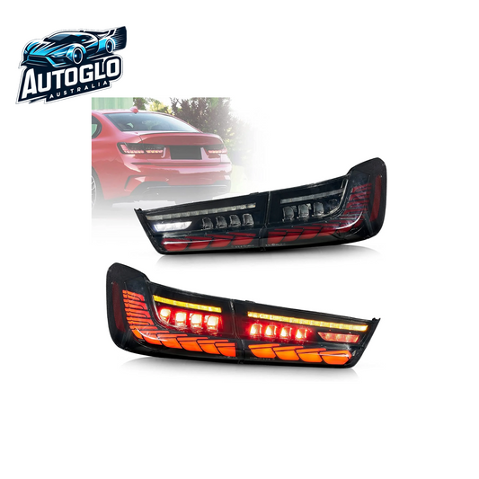 VLAND OLED Tail Lights For 2019 -2021 BMW 3 Series G20 G80 M3 GTS With Dragon Scales Start-up Animation