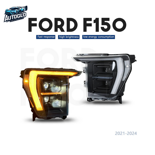 Autoglo Australia LED Headlights For 2021 - 2024 Ford F150
