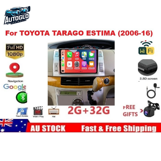 Autoglo Australia 10" Android Carplay BT GPS 32G Stereo for TOYOTA TARAGO ESTIMA (2006-16)
