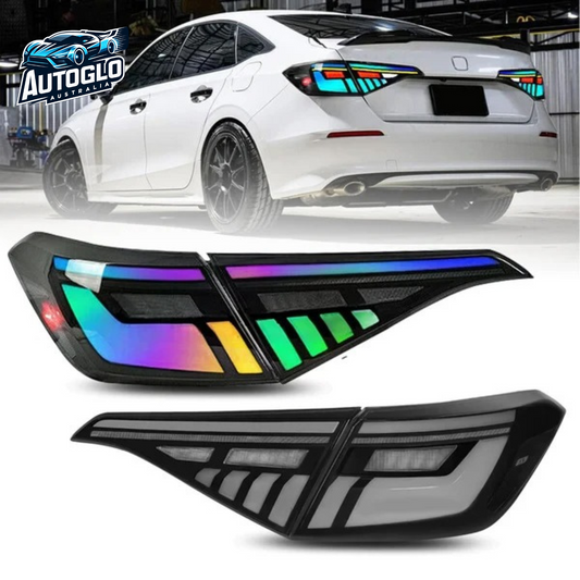 Autoglo Australia LED RGB Taillights For 2022 and 2023 Honda Civic