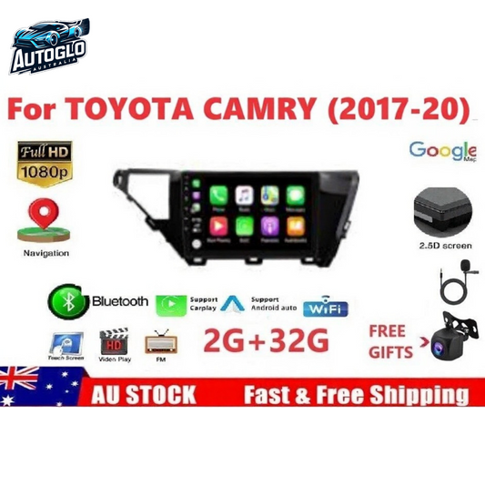 Autoglo Australia 10.1" Carplay Android 2GB+32GB BT GPS NAVI Stereo for TOYOTA CAMRY (2017-20)
