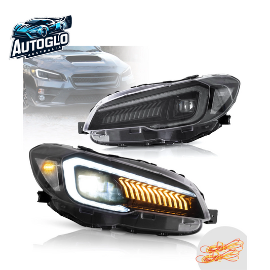 VLAND LED Projector Headlights For Subaru WRX 2015-2020 WRX STI 2015-2021