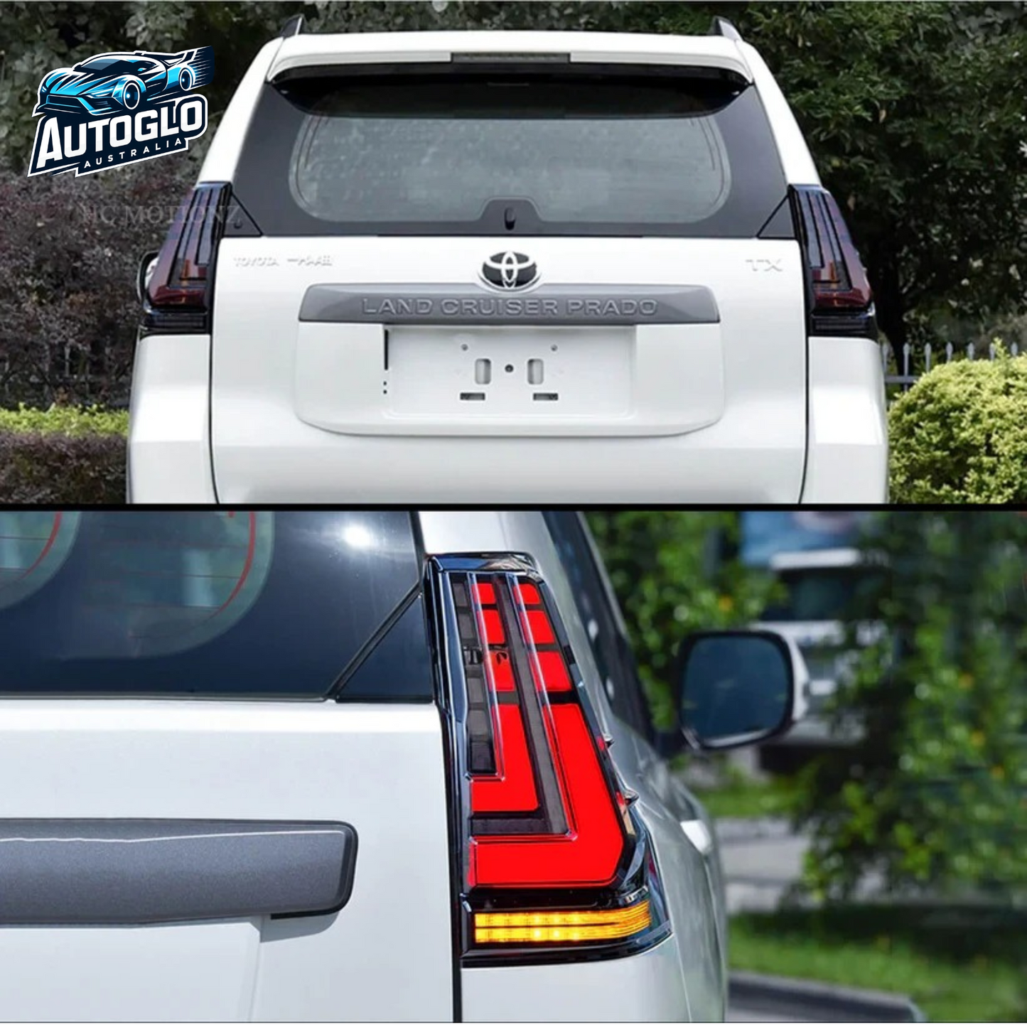 Autoglo Australia 2010-2021 LED Tail Lights For Toyota Land Cruiser Prado
