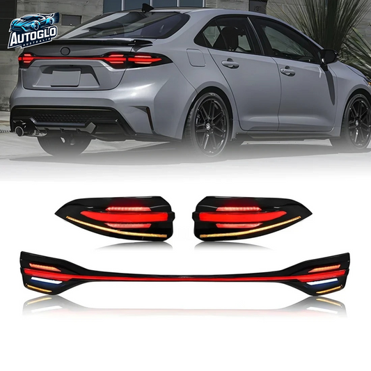 Autoglo Australia Taillights For Toyota US Corolla 2020-2024 DRL Start UP Animation