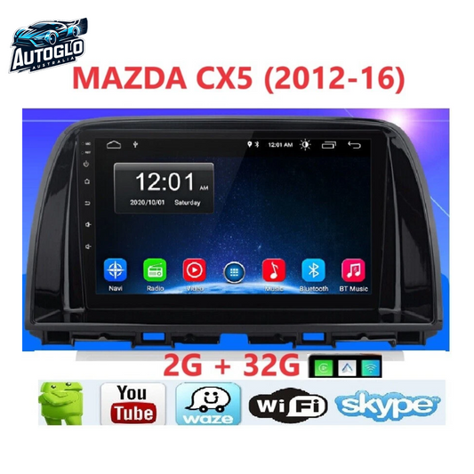 Autoglo Australia 10" (2+32G) Android Carplay BT GPS Stereo for MAZDA CX5 (2012-16)