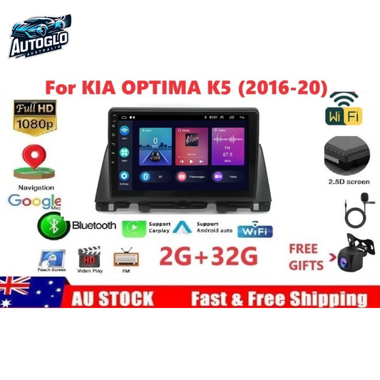 Autoglo Australia 10.1" Carplay Android 2GB+32GB BT GPS NAVI Stereo for KIA OPTIMA (2016-20)