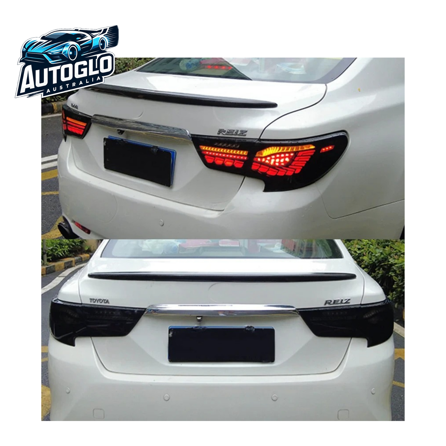 Autoglo Australia LED Taillights 13-19 For Toyota Mark X /Reiz