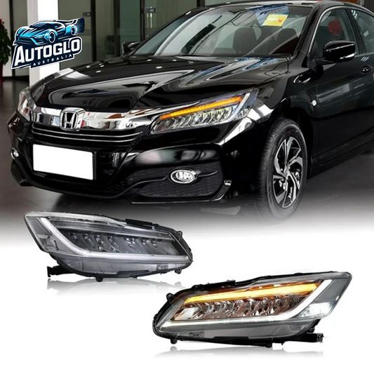 Autoglo Australia LED Headlights For 2013-2017 Honda Accord 9/9.5th