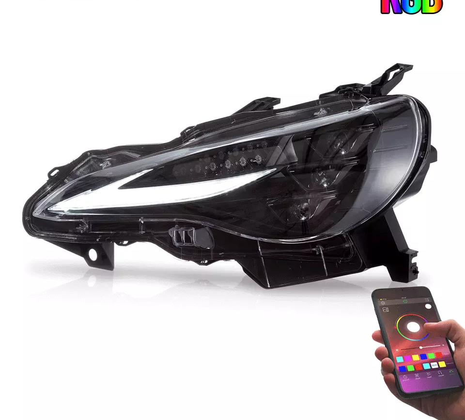 VLAND Full LED V3 Projector Headlights For 2012-20 Toyota 86 Subaru BRZ With RGB DRL