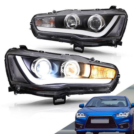VLAND LED Headlights for Mitsubishi Lancer CF CJ EVO X Sedan (2007-2018)