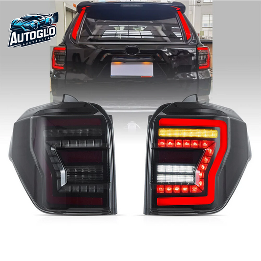 VLAND Pair LED Tail Lights For Toyota 4Runner 2010-2023 w/Sequential Turn Signal