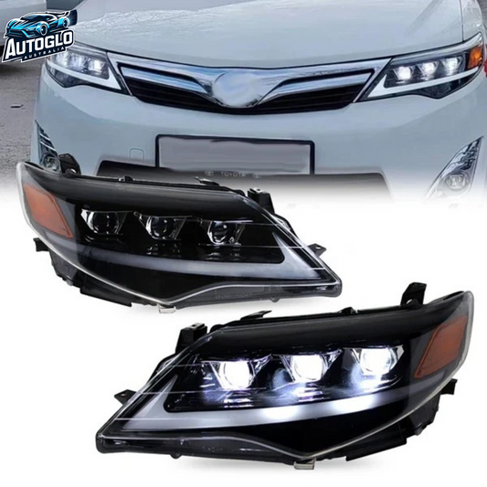 Autoglo Australia LED Headlights For Toyota Camry 2012-2014 DRL Start UP Animation