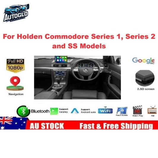 Autoglo Australia 9" (2G+32G) GPS BT CARPLAY ANDROID Dash Stereo for HOLDEN COMMODORE VE ALL MODEL
