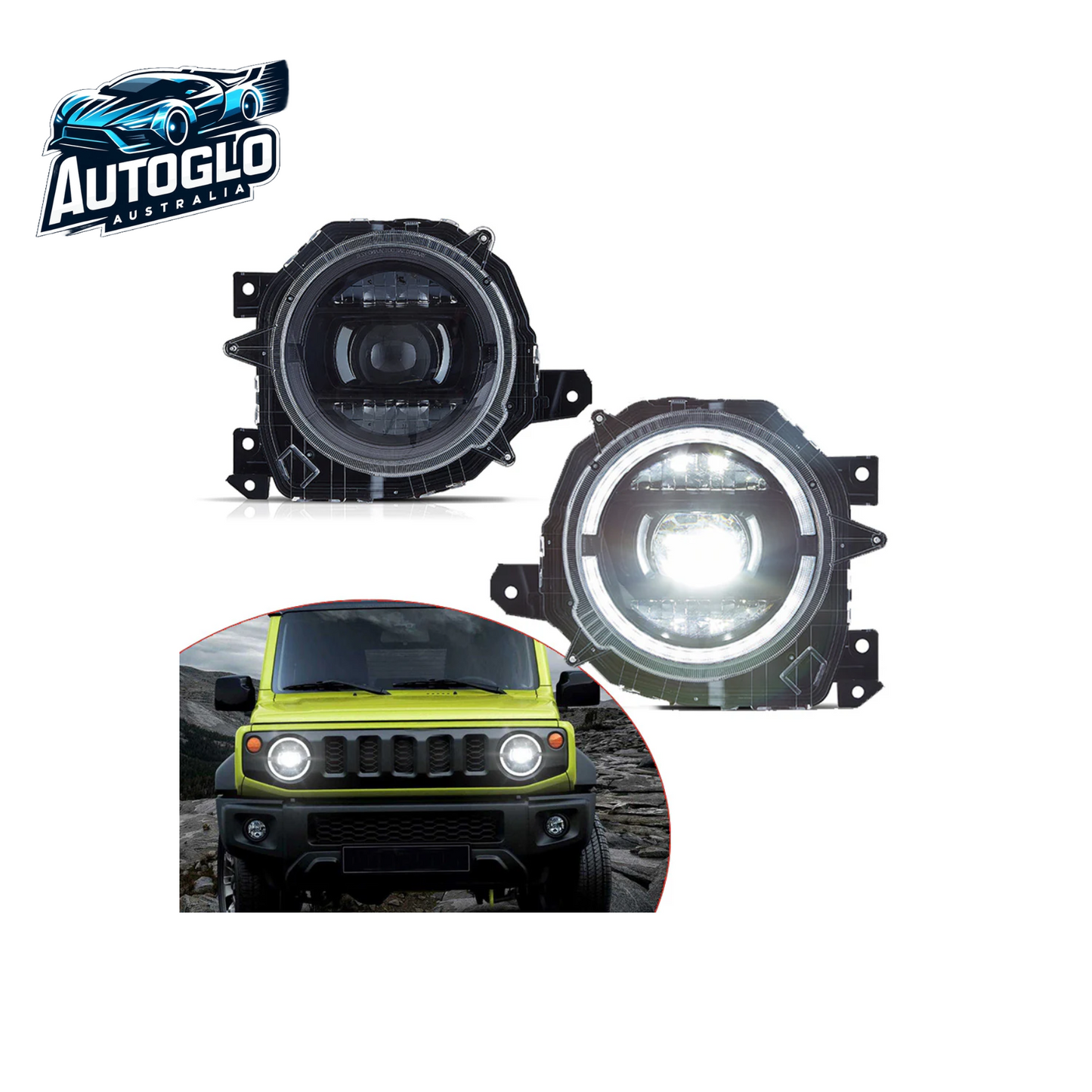 VLAND FULL LED Headlights For Suzuki Jimny 2018-UP 4th Gen
