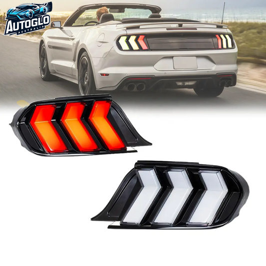 Autoglo Australia Smoked LED Taillights for 2015 - 2023 Ford mustang