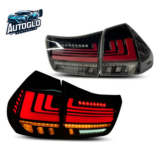 Autoglo Australia LED Tail Lights For Lexus RX 2003-2009 RX330 RX350 RX400h Start UP Animation