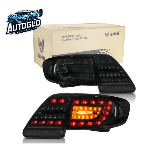 VLAND Custom LED Tail Lights for Toyota Corolla 2011 2012 2013 Rear Lamps