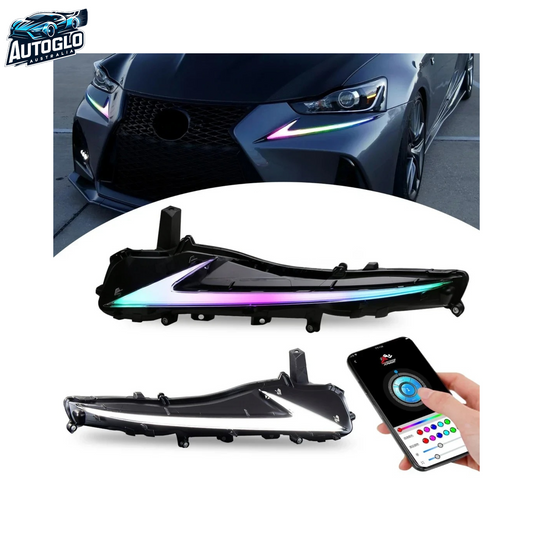 Autoglo Australia RGB DRL For Lexus IS250 300h 350 f 2017-2020 LED Headlight