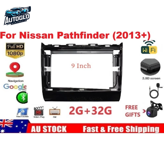 Autoglo Australia 9" (2G+32G) GPS BT WiFi CARPLAY ANDROID Stereo for NISSAN PATHFINDER (2013+)