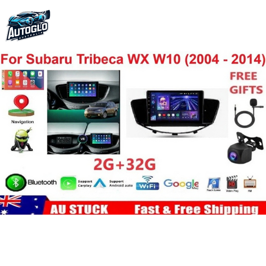 Autoglo Australia 9" (2+32GB) Android 13 Carplay BT GPS WiFi Stereo for SUBARU TRIBECA (2004-14)