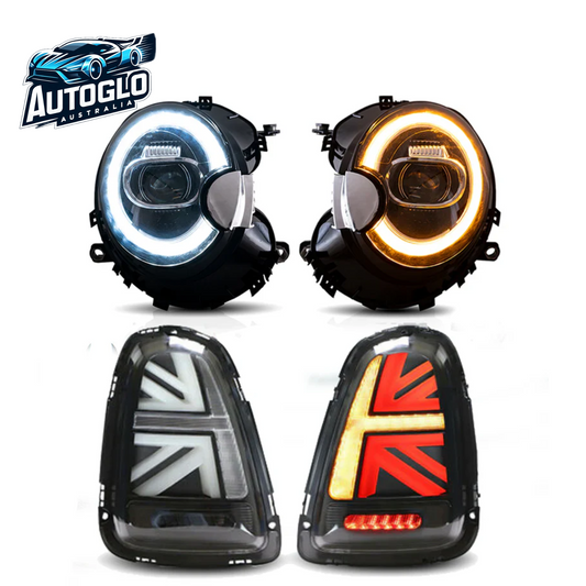 VLAND LED Headlights+Taillights For 2007-2013 Bmw Mini Cooper(Hatch) R56 R57 R58 R59
