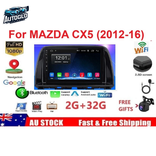 Autoglo Australia 9" (2+32G) Android Carplay BT GPS Stereo for MAZDA CX5 (2012-16)