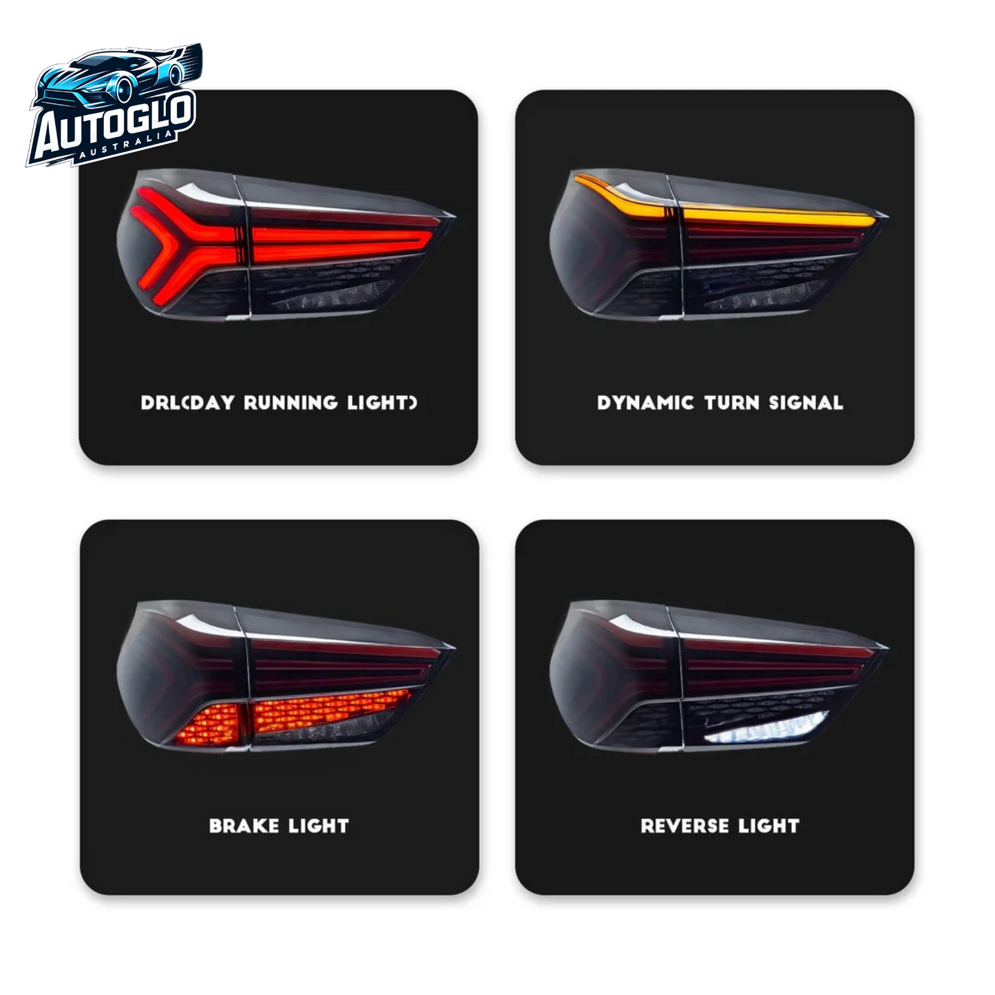 Autoglo Australia 4th Gen Honda Jazz/FIT LED Tail Lights
