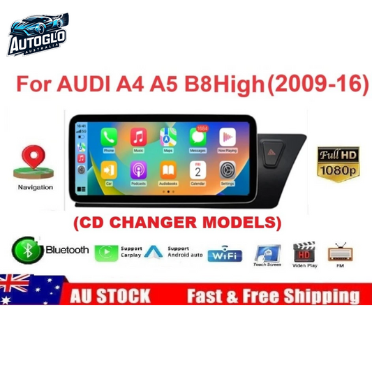 Autoglo Australia 10.25" Android Carplay Car Stereo For Audi A4 B8 A5 CD CHANGER MMI (2009-16)