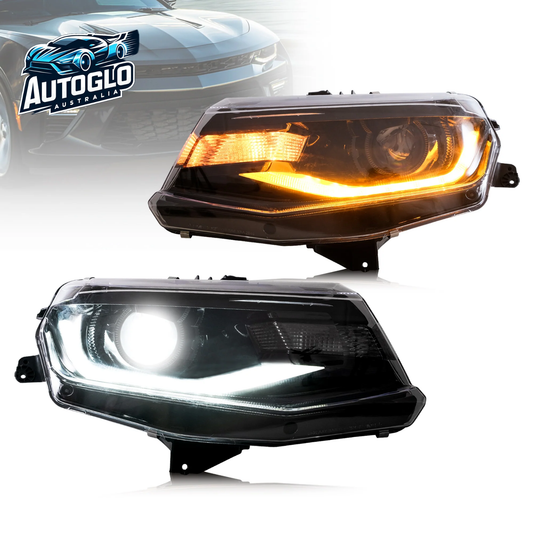 VLAND LED Projector Headlights For Chevrolet / Chevy Camaro LT SS RS ZL LS 2016-2018