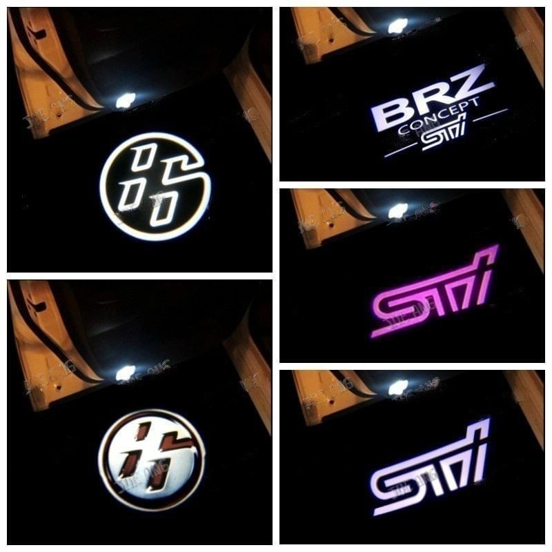 2pcs Toyota 86 Subaru BRZ STI Door Lights Projector - Autoglo Australia